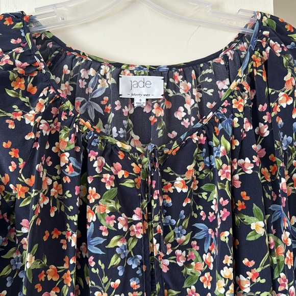 Johny Was silk blouse - Picture 2 of 7